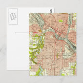 Postale Carte vintage de Youngstown Ohio (1951) (Devant / Derrière)