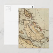 Postale Carte vintage des Bahamas (1823) (Devant / Derrière)