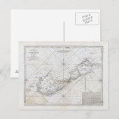 Postale Carte vintage des Bermudes (Devant / Derrière)