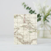 Postale Carte vintage des Caraïbe (Debout devant)