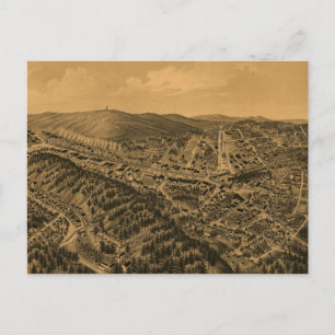 Postale Carte vintage des sources thermales AR (1888)