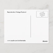 Postale Carte vintage d'Hawaï (Dos)