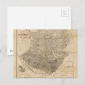 Postale Carte vintage du Guatemala (1859) (Devant / Derrière)