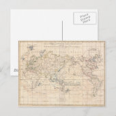 Postale Carte vintage du monde (1799) (Devant / Derrière)