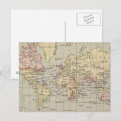 Postale Carte vintage du monde (1914) (Devant / Derrière)