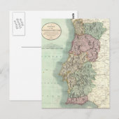 Postale Carte vintage du Portugal (1801) (Devant / Derrière)