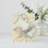 Postale Carte Vintage du Wisconsin Madison (Debout devant)