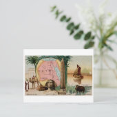 Postale Carte Vintage Égypte 1889 (Debout devant)