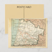 Postale Carte vintage France Landes (Devant / Derrière)