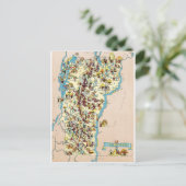 Postale Carte Vintage Funny du Vermont (Debout devant)