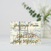 Postale Carte Vintage Gallup NM (Debout devant)
