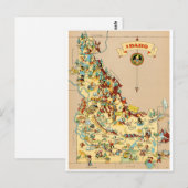 Postale Carte Vintage Idaho Funny (Devant / Derrière)
