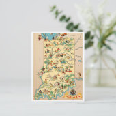 Postale Carte Vintage Indiana (Debout devant)