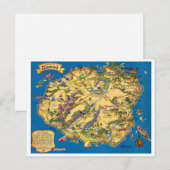 Postale Carte Vintage Kauai Funny (Devant / Derrière)