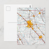 Postale Carte Vintage Modesto California (Devant / Derrière)