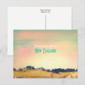 Postale Carte vintage néo-zélandaise (Devant / Derrière)