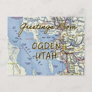 Postale Carte Vintage Ogden Utah