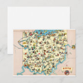 Postale Carte Vintage Ohio Funny (Devant / Derrière)