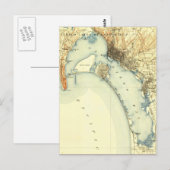 Postale Carte Vintage San Diego (Devant / Derrière)