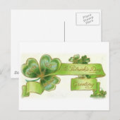 Postale Carte vintage St. Patricks (Devant / Derrière)