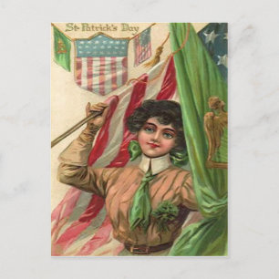 Postale Carte vintage St Patrick's Day