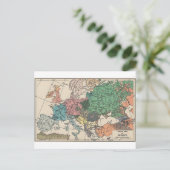 Postale Carte Vintage voyage (Debout devant)