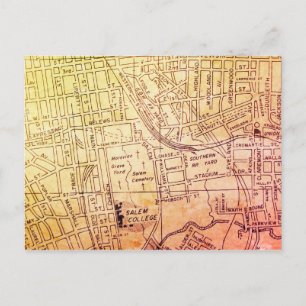 Postale Carte Vintage Winston-Salem, NC