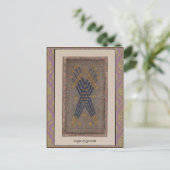 Postale Carte Visconti Tarot Deck - vers 1428-1447 (Debout devant)