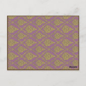 Postale Carte Visconti Tarot Deck - vers 1428-1447 (Dos)