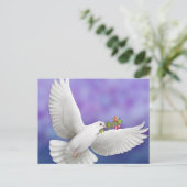Postale Carte Voler Peace Dove (Debout devant)