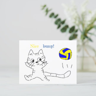 Postale carte vollayball