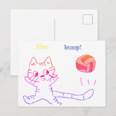 Postale carte vollayball cat3 (Devant / Derrière)