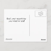 Postale Carte "Vous avez voté pour lui" (Dos)