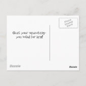 Postale Carte "Vous avez voté pour lui" (Dos)