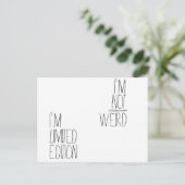 Postale Carte vous montrant spécial (Debout devant)