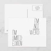 Postale Carte vous montrant spécial (Devant / Derrière)