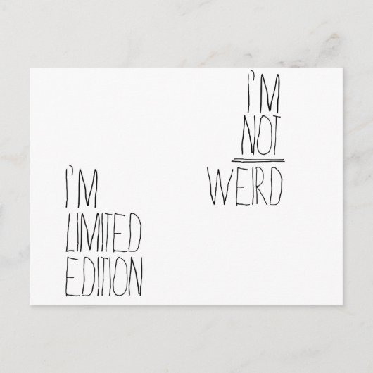 Postale Carte vous montrant spécial (Devant)