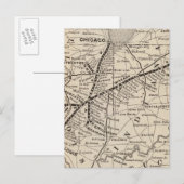 Postale Carte Wabash Railway (Devant / Derrière)