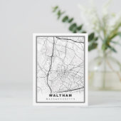 Postale Carte Waltham (Debout devant)