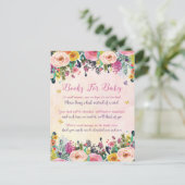 Postale Carte Whimsical Floral (Debout devant)