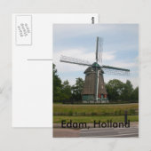 Postale Carte Windmill (Devant / Derrière)