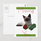 Postale Carte You manquante (Devant / Derrière)