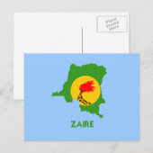 POSTALE CARTE ZAIRE (Devant / Derrière)