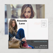 Postale Carte Zed Capteur de la carte Comp (Devant / Derrière)