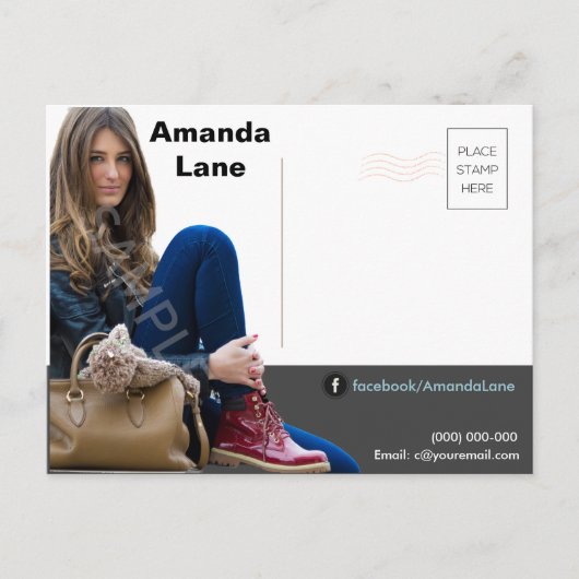 Postale Carte Zed Capteur de la carte Comp (Devant)