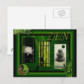 Postale Carte ZEN attitude (Devant / Derrière)