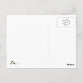 Postale Carte ZEN attitude (Dos)