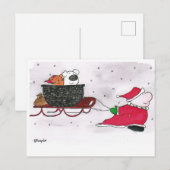 Postale Carte ziggy 2020 avec animaux de compagnie (Devant / Derrière)