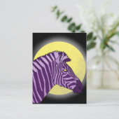 Postale Carte Zombie Zebra (Debout devant)