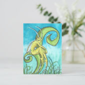 Postale Cartoon Grasshopper Fairy Imaginaire Art Carte pos (Debout devant)